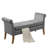 Mynika Gray Bench With Storage