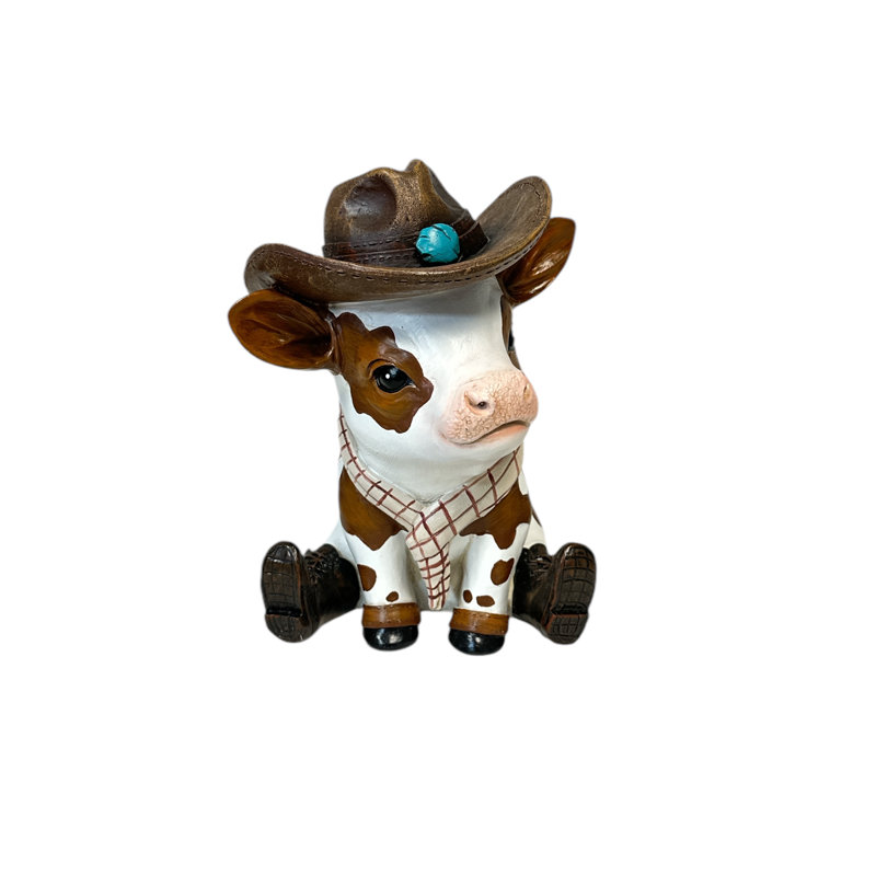 Figurine Cowboy Cow