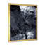 Nuage blanc sur fond noir - peinture sur toile-67236809-67236810