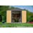 94.9 in. W x 90 in. D Metal Storage Shed