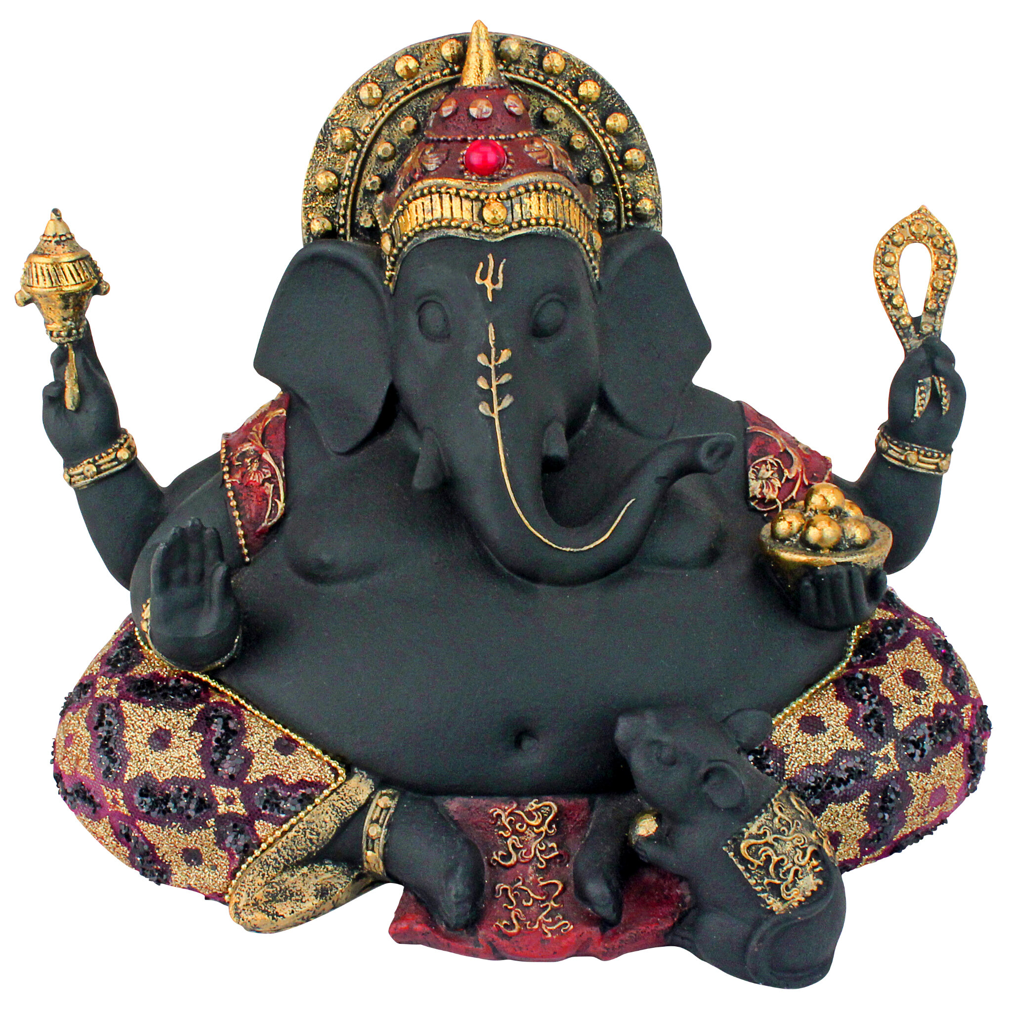 Design Toscano 11 in. The Lord Ganesh Sculpture Statue KY4610790