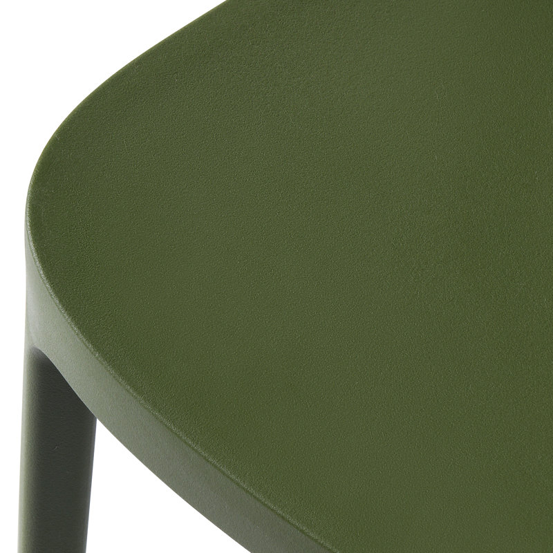 6-Person Outdoor Rectangular Dining Set, Green