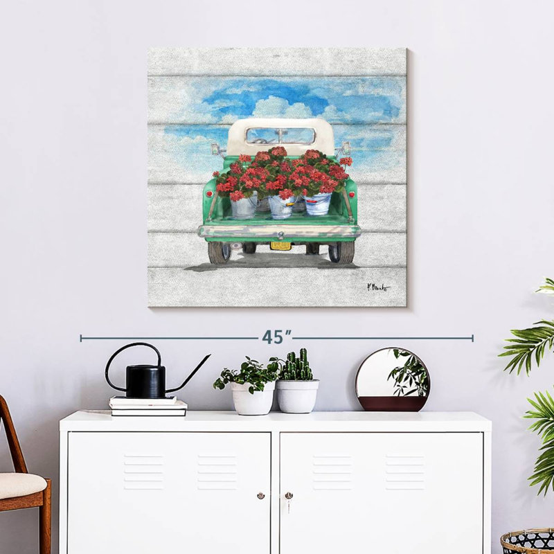 Camion à fleurs Mehar II, H 30 po x l 30 po