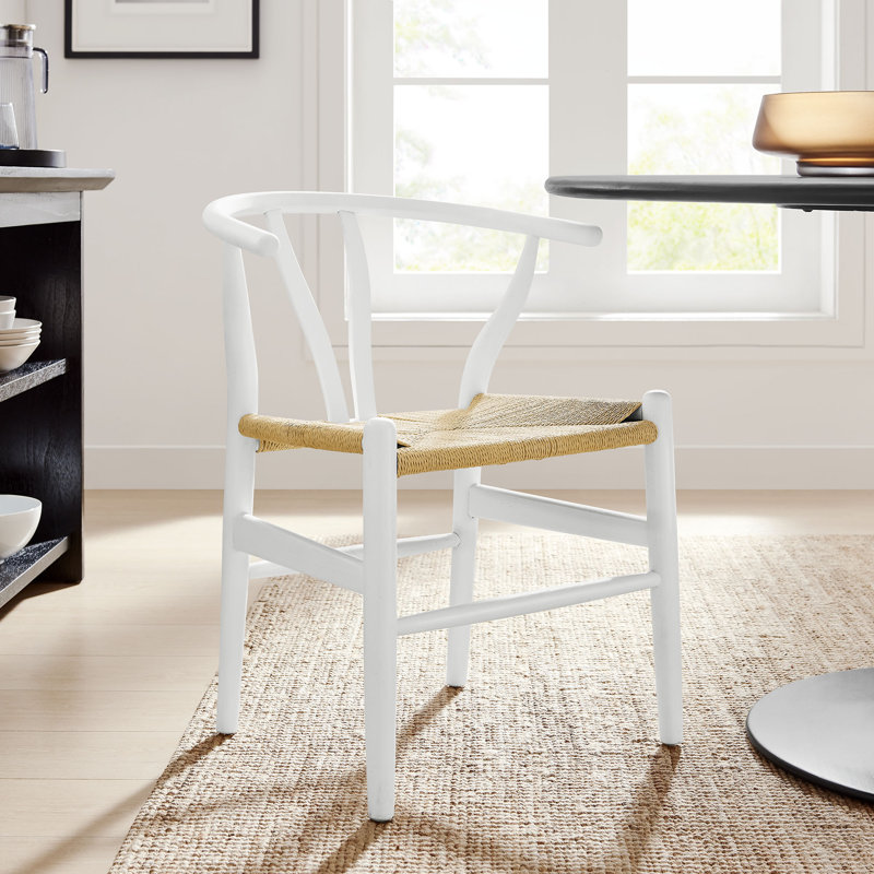 Chaise d'appoint Amish, Blanc, Blanc