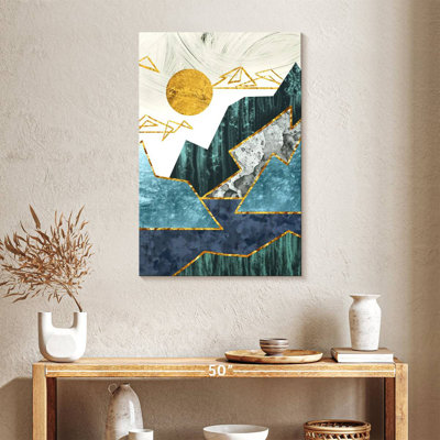 Avery Sun Over Abstract Landscape