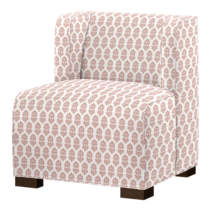 Fauteuil de chambre Joan, Expresso, Perigold Francine Dusty Rose