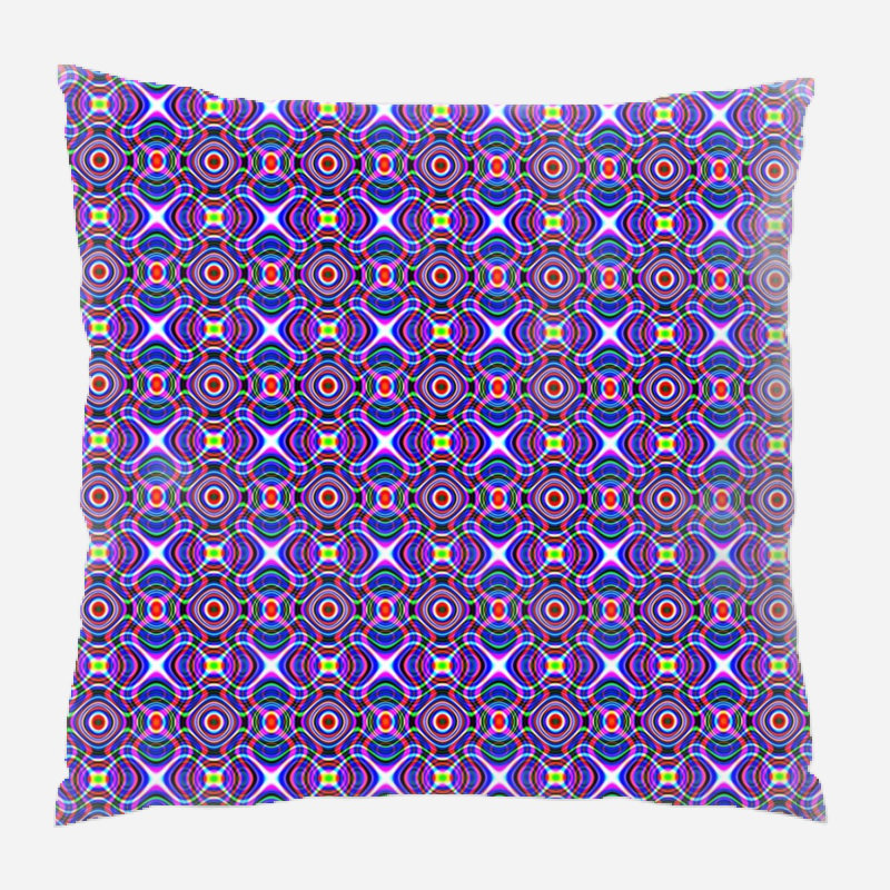 Background Microsuede Reversible Throw Pillow