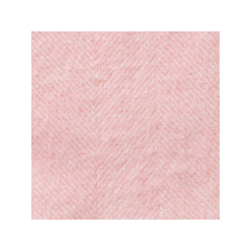 Italian Herringbone Throw Blanket, Blush