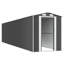 2Ft. 6in. W x 12 ft. 1.in D Galvanised Steel Steep Slope Garden Shed-79095756