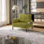 Fauteuil d'appoint en velours côtelé-1420156178