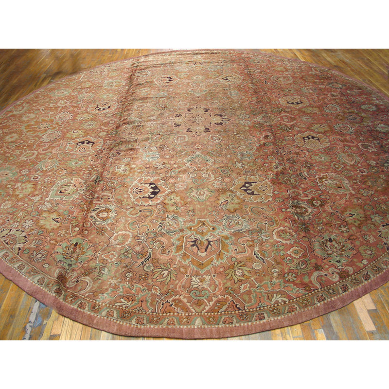 Antique Large Axminster English Knotted Rug