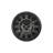 Clocks, 23" Round, Gear Mechanism, Wall Clock, Black, Transitional