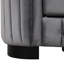 Canapé d'appoint 41,5 po en velours rembourré, fauteuil simple moderne avec coussin de siège épais et amovible, canapé simple moderne