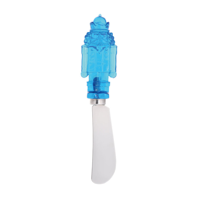 Nutcracker Transparent Polyresin Cheese Spreader, S4