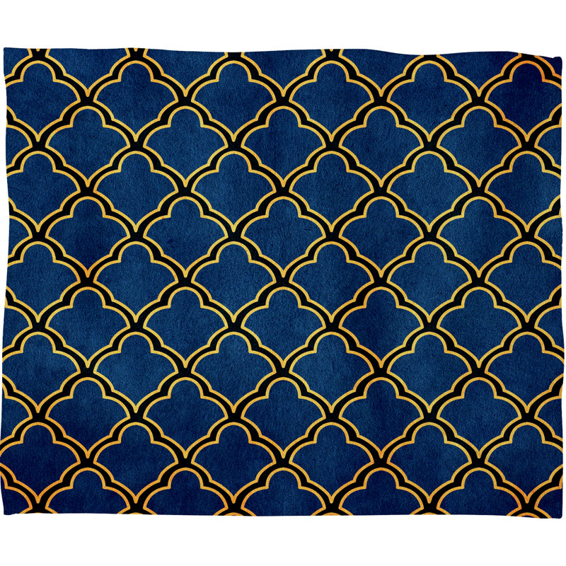 Couverture polaire Quatrefoil, H 80 po x l 60 po