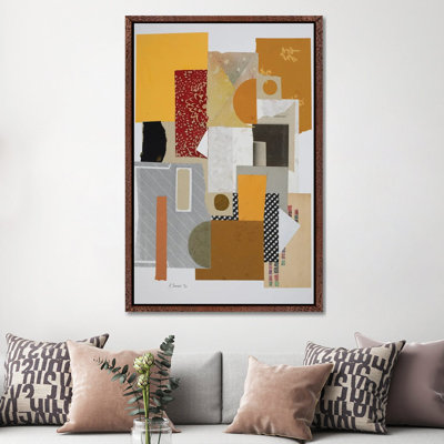 Mixed Media Collage CCCIV by Randall James - Gallery-Wrapped Canvas Giclée on Canvas