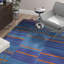 Tapis bleu en laine Aghvarth-16764103