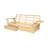 Johnte Full-size Futon Frame Includes Storage Drawers, Mattress Not Included   -31647471