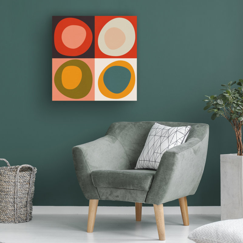 Art moderne sur toile «Bachelor», H 14 po x l 14 po