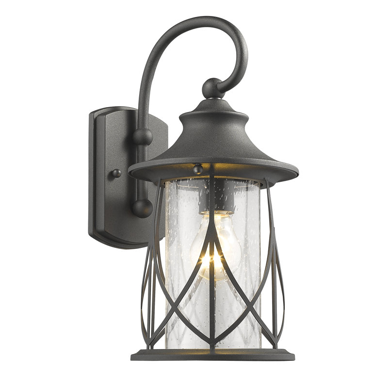 Jaeden Aluminum Wall Light, Black