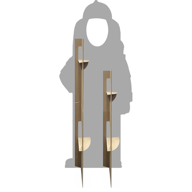 SS11330 Male Fireman Firefighter Stand In Cardboard Cutout Standee Standup