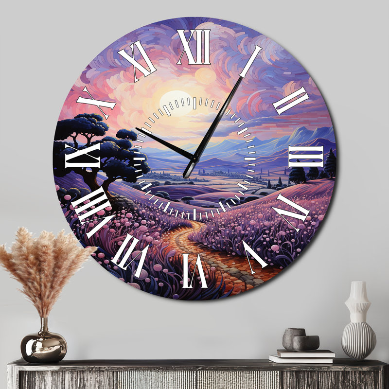 Horloge murale Vangogh, Surdimensionné