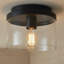 Plafonnier encastré 9 lumières Brunner avec finition en verre noir mat Brunner-128728118-128728116-128728113