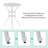 Ghevont Round Outdoor Bar Table Umbrella Hole , 30.98 " W 30.98 " D-2005255340