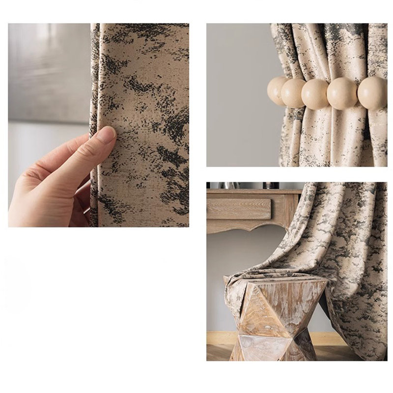 Annabal Polyester Blend Room Darkening Curtain Single Panel, 79" W x 106" L