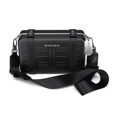 BYOOTIQUE Aluminum Mini Crossbody Bag for Concerts Festival Travel