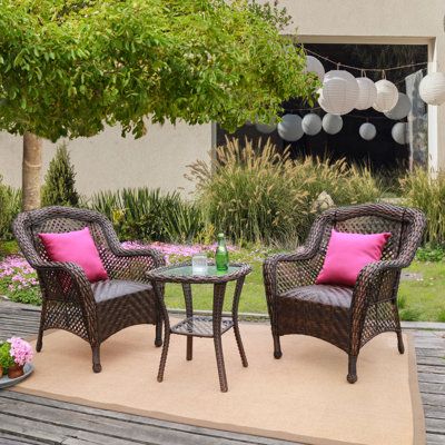 Mariyah 3 Piece Rattan Seating Group