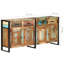 Buffet en bois de bois massif 67,7 po x 13,8 po x 31,5 po Sharon