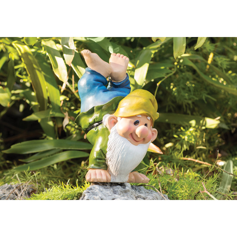 Statue de gnome sur les mains Henry