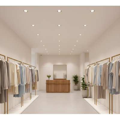 6 Inch,Commercial LED Recessed Downlight, 5CCT & 5 Wattage Selectable, 3-in-1 Dimmable, IC Rated Wet Location,
