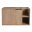 Meuble-lavabo mural flottant 30 po, porte d'armoire à fermeture en douceur (meuble-lavabo seulement, sans lavabo)