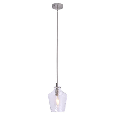 Luminaire suspendu moderne en verre pour îlot de cuisine 1 lumière, luminaire suspendu doré de style campagnard réglable pour îlot de cuisine ou base de couloir E26
