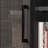 Coastal Hutch with Storage, Black finish