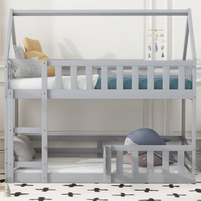 Gallipolis Kids Twin Over Twin Bunk Bed