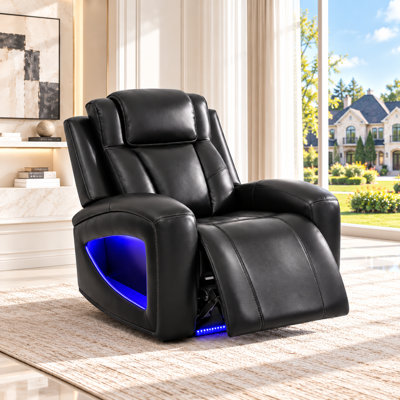 Fauteuil inclinable électrique haut de gamme en similicuir