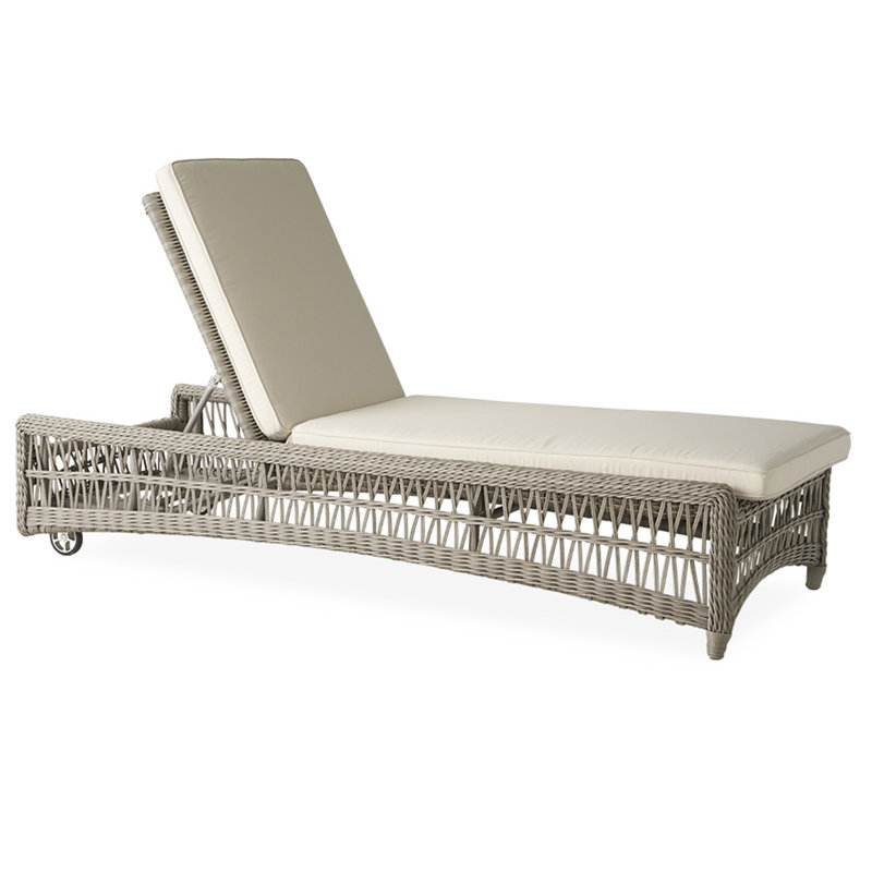 Mackinac Outdoor Chaise Lounge, Charlotte Sparrow