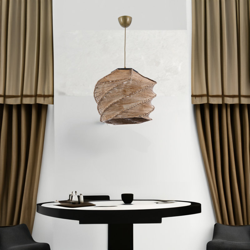 Lustre Kulle, Chameau, H 10,2 po x l 12,6 po x P 12,6 po