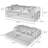 Convertible Sleeper Sofa, Foldable Floor Couch No Assembly-2087214364