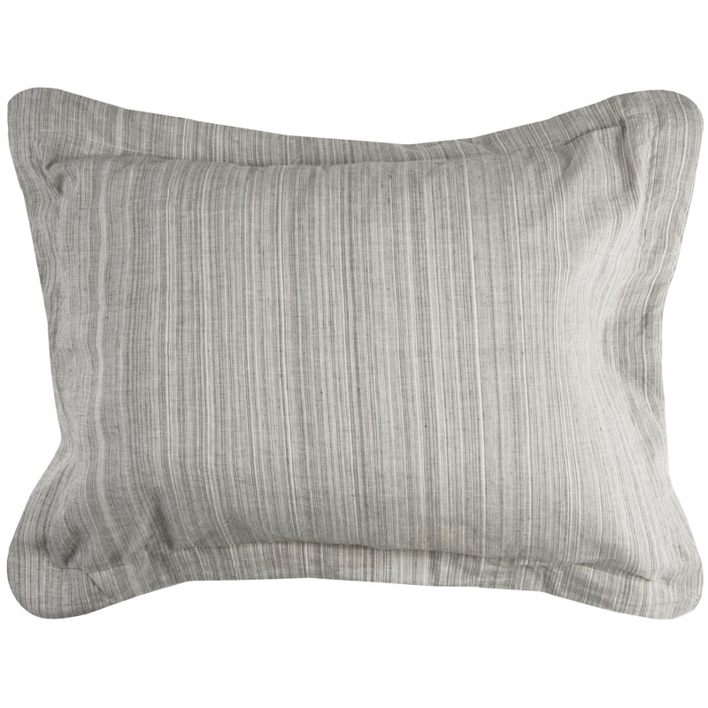 Sebastian 100% Linen Striped Sham Set, Standard