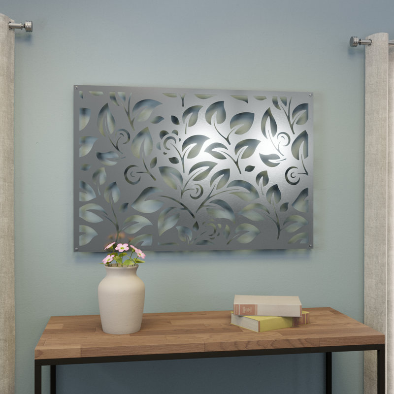 Erial Traditional Plants & Flowers Wall Decor on Metal