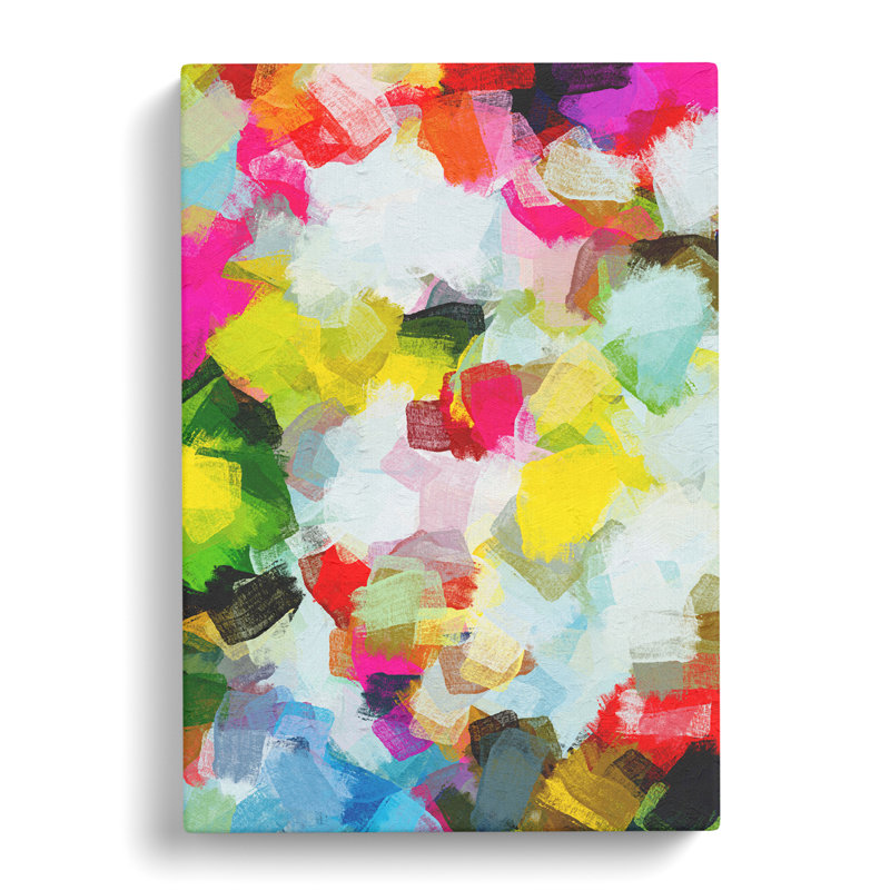 The Breaks Abstract - Wrapped Canvas Painting, 50cm H x 35cm W x 3cm D