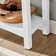 Lund 36" Wide Wall Mount Hall Tree Set With 4 Coat Hooks And A Bench With Shoe Storage