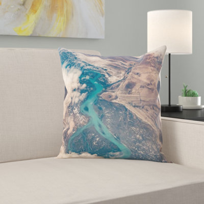 Aerial View Throw Pillow