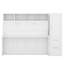 Lit escamotable double avec tiroirs et garde-robe-1103074579