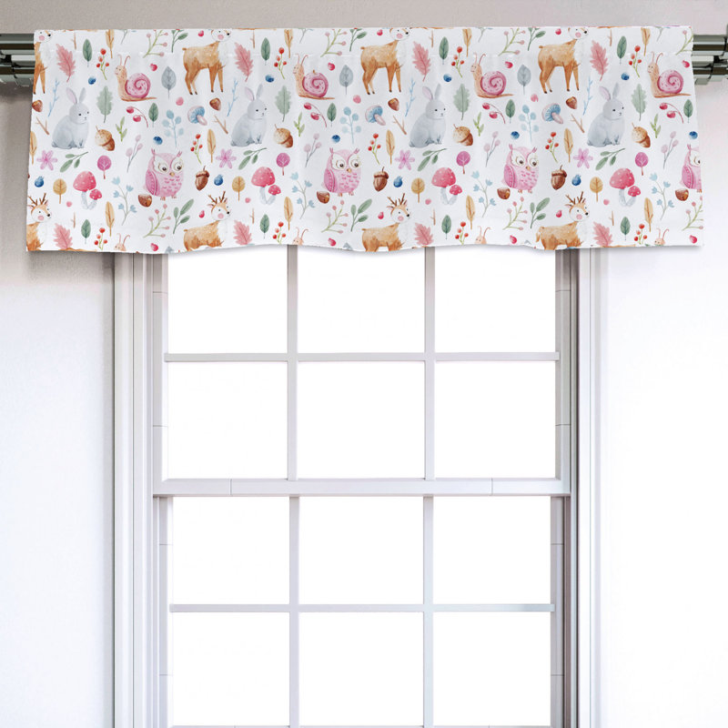 Sateen Ruffled Window Valance
