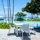 Farrah 55.4'' Rectangular 4 - Person Outdoor Dining Set